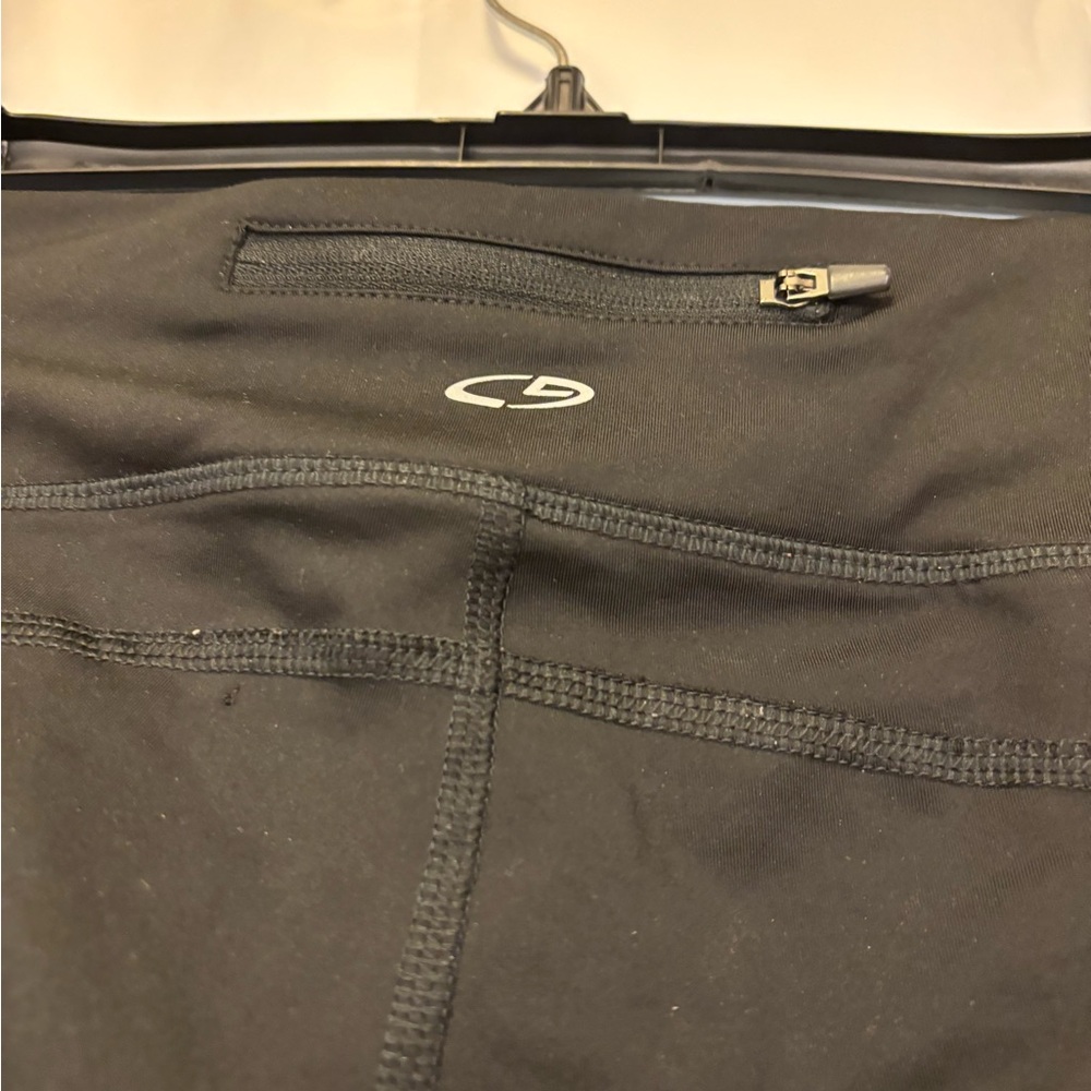 C9 by Champion DuoDry Black Purple Capri Leggings - Picture 4 of 5